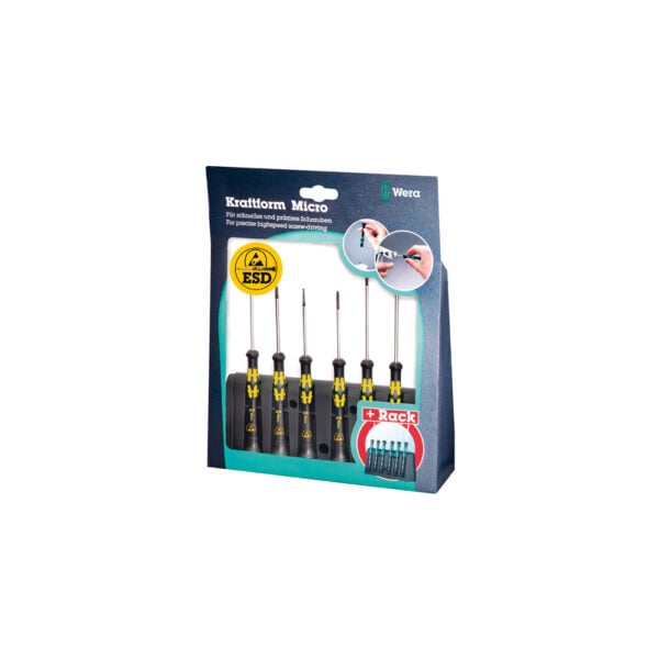 05030170001 Wera Kraftform ESD 1578 a/6 Juego de 6 Piezas