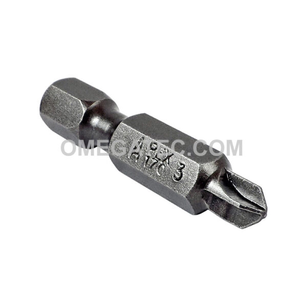 170-3 Apex Punta Torq-Set 1/4'' #3 con Impulsor de Poder