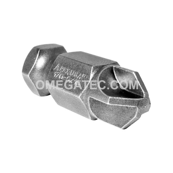 170-5/16 Apex Punta Torq-Set 7/16'' 5/16'' con Impulsor de Poder