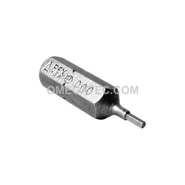 185-000X Apex Punta con Cabeza de Dado (Hex-Allen) 1/4''