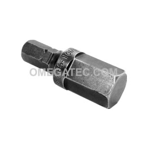 185-10MM Apex Punta con Cabeza de Dado (Hex-Allen) 1/4'', Métrico