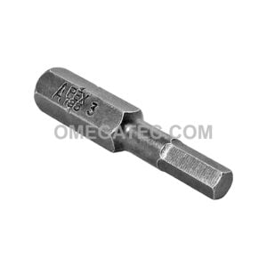 185-3X Apex Punta con Cabeza de Dado (Hex-Allen) 1/4''