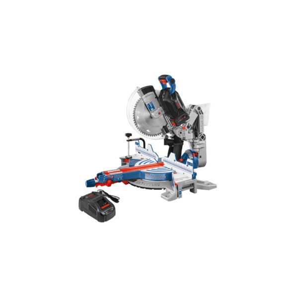 Bosch GCM18V-12GDCN14 PROFACTOR Kit de Sierra Ingletadora Deslizante de Doble Bisel Surgeon de 12'' de 18V