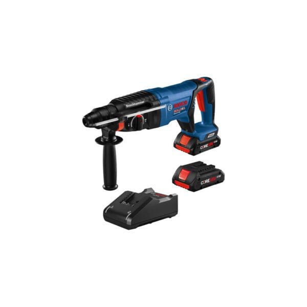 Bosch GBH18V-26DK25 Kit de Martillo Rotativo Bulldog SDS-plus sin Escobillas de 1'' de 18V