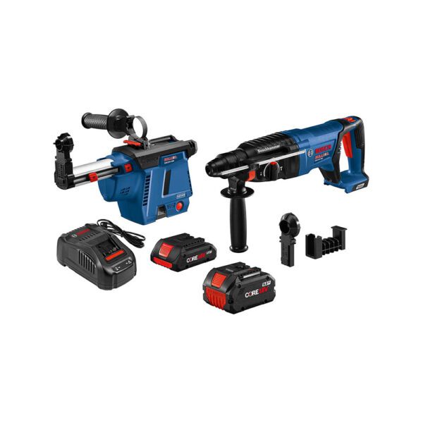 Bosch GBH18V-26DK26GDE Kit de Martillo Rotativo Bulldog SDS-plus sin Escobillas EC de 1'' de 18V