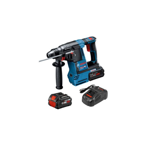 Bosch GBH18V-26K24A Kit de Martillo Rotativo Bulldog SDS-plus sin Escobillas de 1'' de 18V