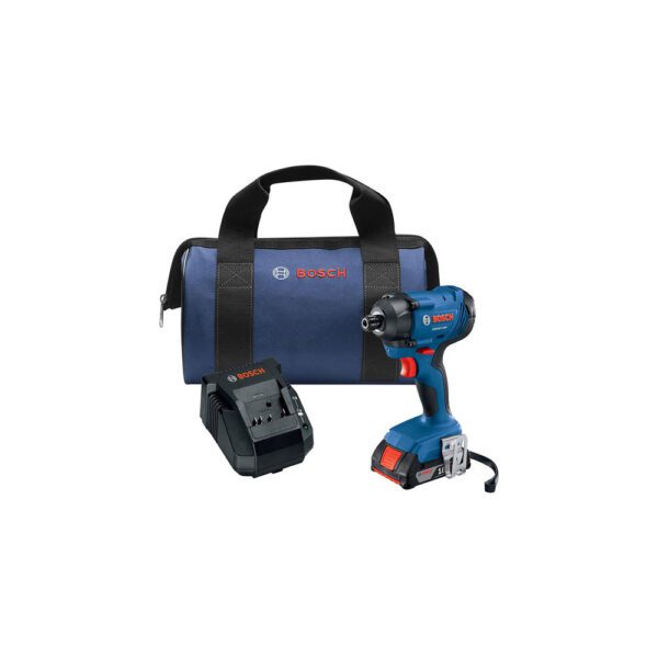 Bosch GDR18V-1400B12 Kit de Destornillador de Impacto Hex de 18V 1/4''