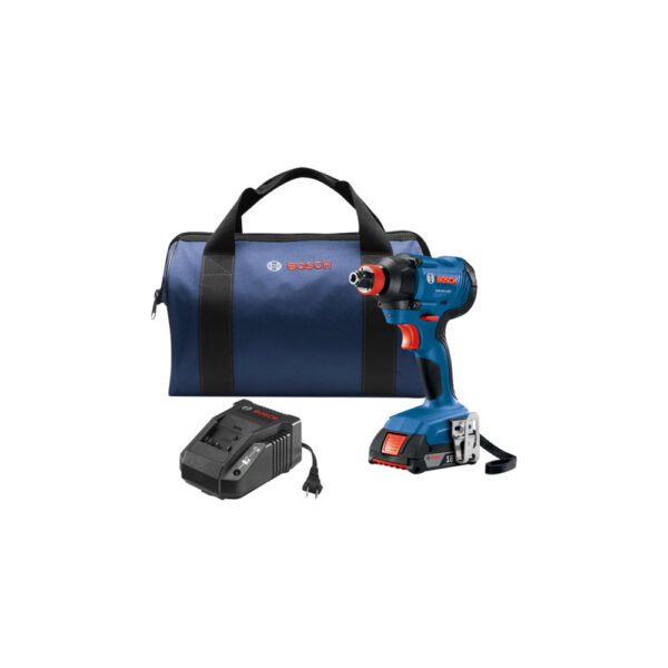 Bosch GDX18V-1600B12 Kit de Destornillador de Impacto Freak 18V 1/4'' y 1/2'' Dos en Uno