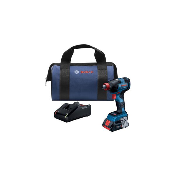 Bosch GDX18V-1800CB15 Kit de Atornillador de Impacto Socket Ready sin Escobillas de 18V