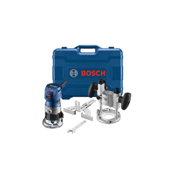 Bosch GKF125CEPK Enrutador de Palma de Velocidad Variable Colt de 1.25 HP