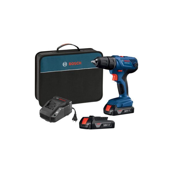 Bosch GSR18V-190B22 Kit de Destornillador de Taladro Compacto 18V 1/2''