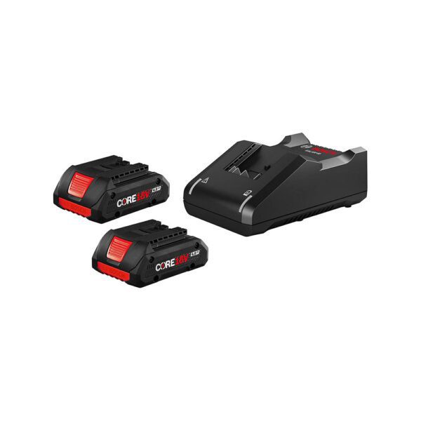Bosch GXS18V-11N25 Kit de Inicio con (2) Baterías Compactas CORE18V 4.0Ah