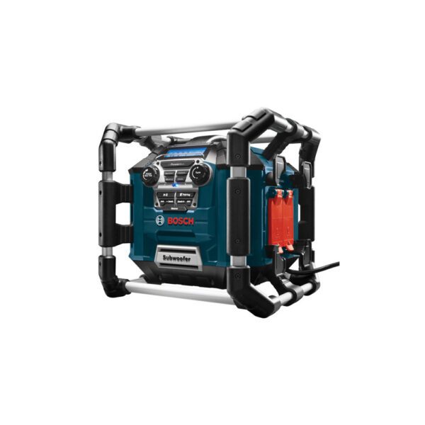 Bosch PB360C Radio/Cargador/Estéreo de Medios Digitales Bluetooth Power Box para la Obra