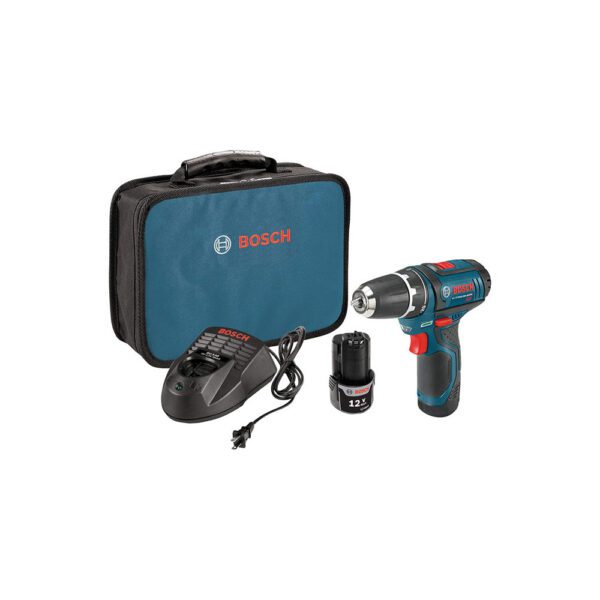 Bosch PS31-2A Kit de Taladro/Atornillador de 3/8'' de 12V Max