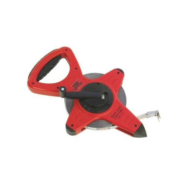 CST/berger 82-10080B Serie 82 100 Pies de Cinta Abierta de Acero Revestida de Nylon con Una Cara Zip-Line en Pies/8ths (Rolatape)