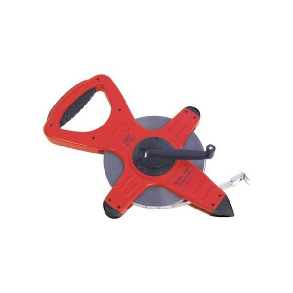 CST/berger 82-20080B Serie 82 200 Pies de Cinta Abierta de Acero Revestida de Nylon con Una Cara Zip-Line en Pies/8ths (Rolatape)