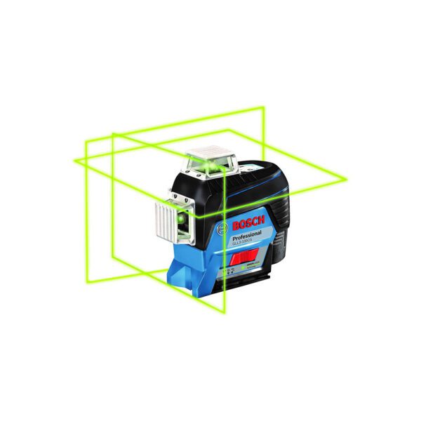 Bosch GLL3-330CG Láser de Nivelación y Alineación de Tres Planos Conectado de Haz Verde de 360 Grados