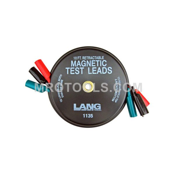 1135 Lang Cables de Prueba Retráctiles Magnéticos - 3 Cables X 10 Pies