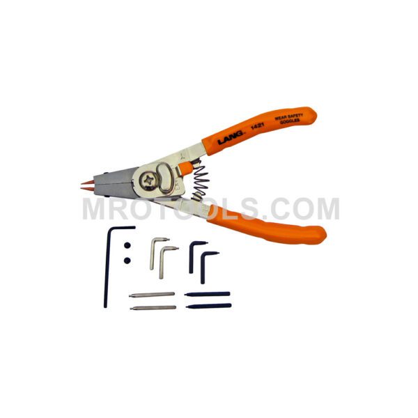 1421 Lang Quick Switch Alicate con Tope Ajustable y Kit de Puntas