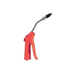 Astro Pneumatic 1718 Pistola de Aire de Lujo de 4'' - Naranja con Punta de Goma Extraíble de 1/2''