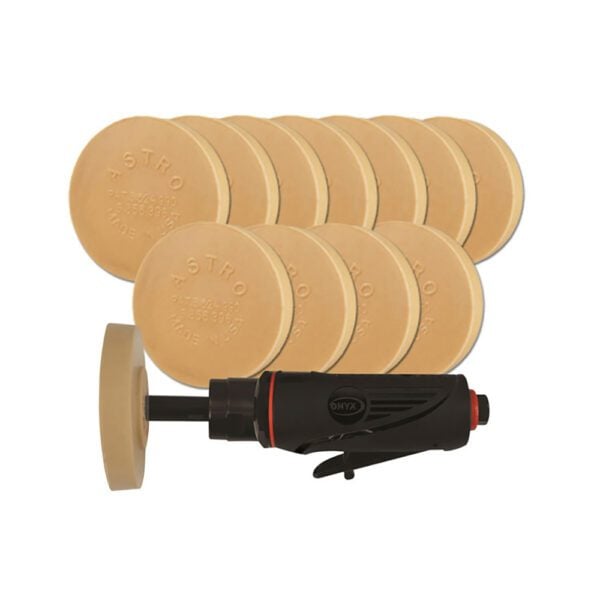 Astro Pneumatic 232 ONYX Kit de Eliminación de Rayas Decorativas con Herramienta de Eliminación de Rayas Decorativas Onyx (#203) y 12 Almohadillas Borradoras Inteligentes (#400E)