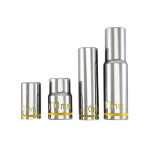 Astro Pneumatic 410 Juego de 4 Dados de 10mm que Brillan en UV, 1/4'' y 3/8'' de Accionamiento