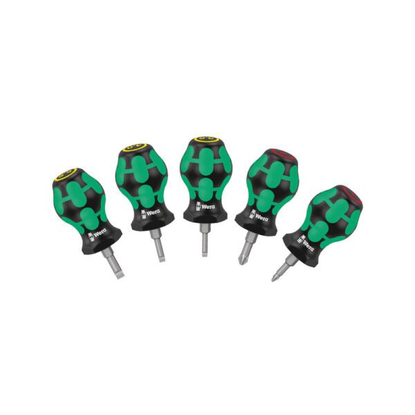 05008870001 Wera Juego de 5 Piezas 300 Kraftform Plus Set 1 Destornillador Corto