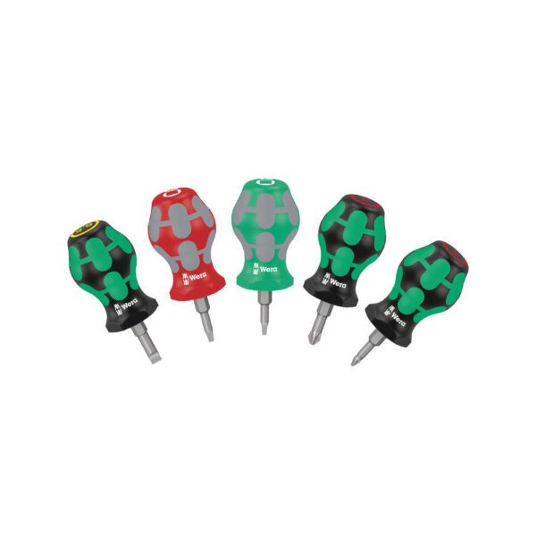 05008872001 Wera Juego de 5 Piezas 300 Kraftform Plus Set 3 Destornillador Corto