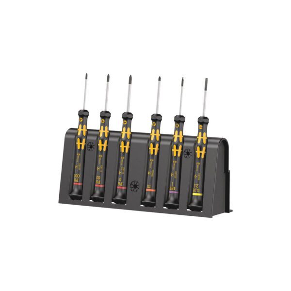 05030180001 Wera Juego de 6 Piezas 1550 ESD Kraftform Micro Destornilladores