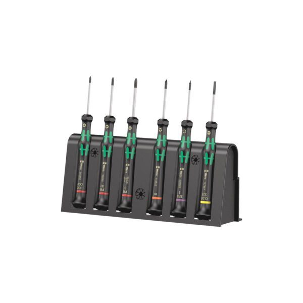 05030181001 Wera Juego de 6 Piezas 2050 Kraftform Micro Destornilladores