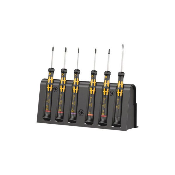 05030182001 Wera Juego de 6 Piezas ESD Kraftform Micro Kit de Reparación para Smartphones 1 Juego de Destornilladores