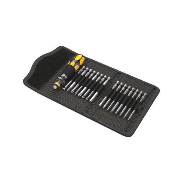 05051043001 Wera Juego de 17 Piezas 60 ESD Kraftform Kompakt Juego de Destornilladores Bitholding