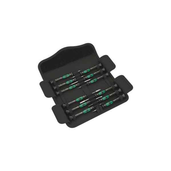 05073677001 Wera Juego de 12 Piezas de Electrónica 1 Kraftform Micro Destornillador