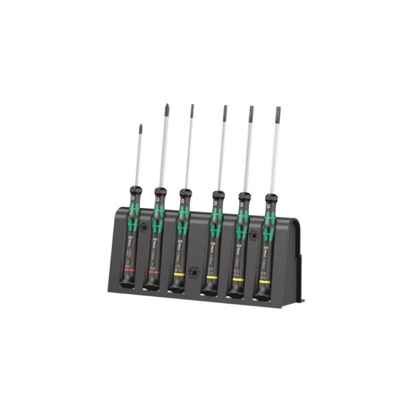 05118152001 Wera Juego de 6 Piezas 2035 B Kraftform Micro Destornillador