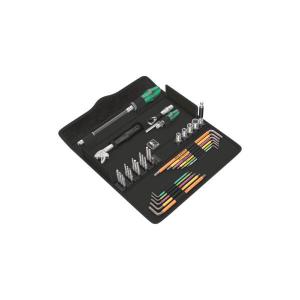 05134013001 Wera Juego de Herramientas de Atornillado Kraftform Kompakt F 1 para Instalación de Ventanas de 36 Piezas