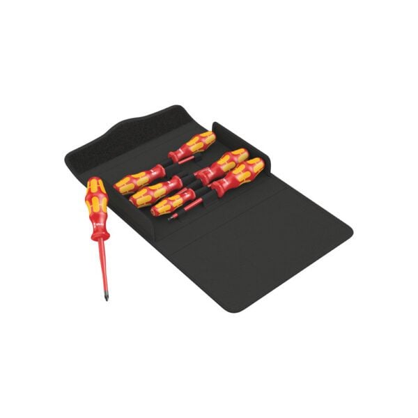 05136013001 Wera Juego de 7 Destornilladores 100 iS Set 1 Kraftform Plus