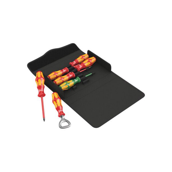 05136018001 Wera Juego de 7 Destornilladores 100 iS Set 3 Kraftform Plus