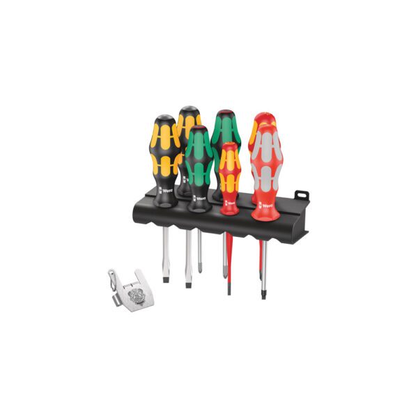 05138710001 Wera Juego de 8 Piezas Kraftform Kompakt Heavy Metal 3 Juego de Destornilladores