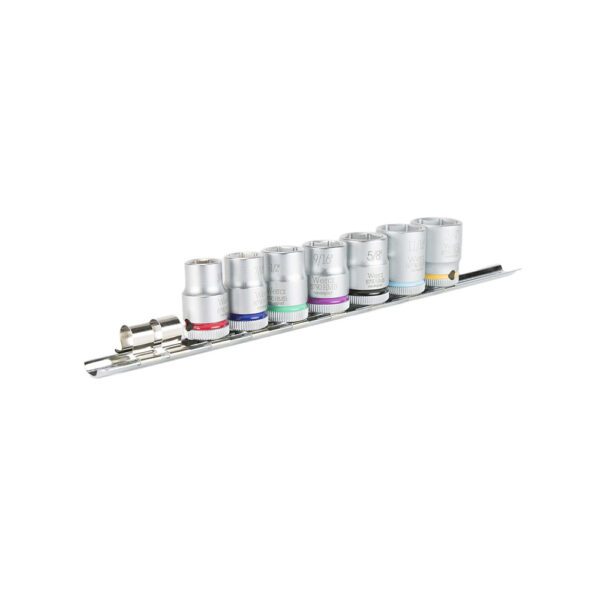 05300211001 Wera Juego de 7 Dados Zyklop Imperiales de 3/8''