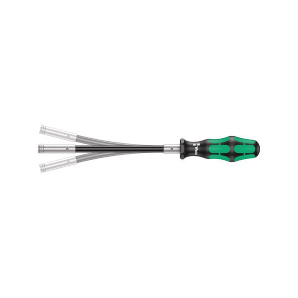 05028161001 Wera Destornillador Portapuntas 393 S Extra Delgado con Eje Flexible
