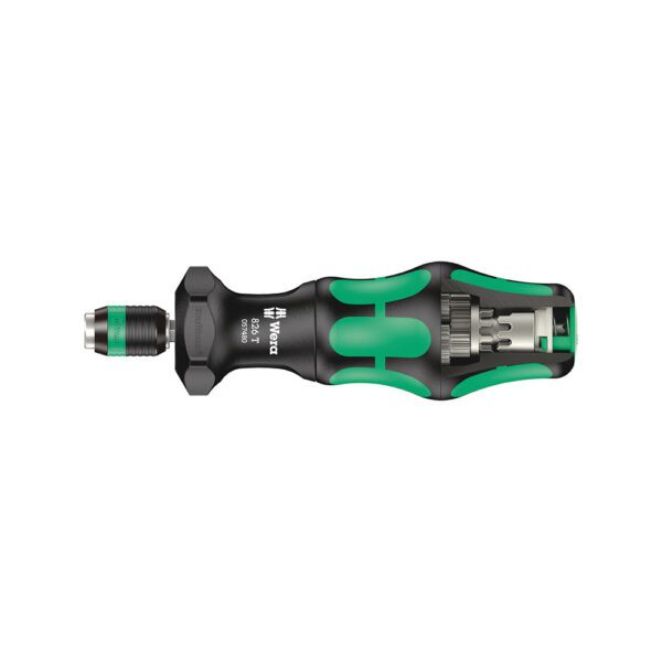 05057480001 Wera Mango de Destornillador Turbo 826 T Kraftform para Portapuntas con Mandril de Liberación Rápida Rapidaptor
