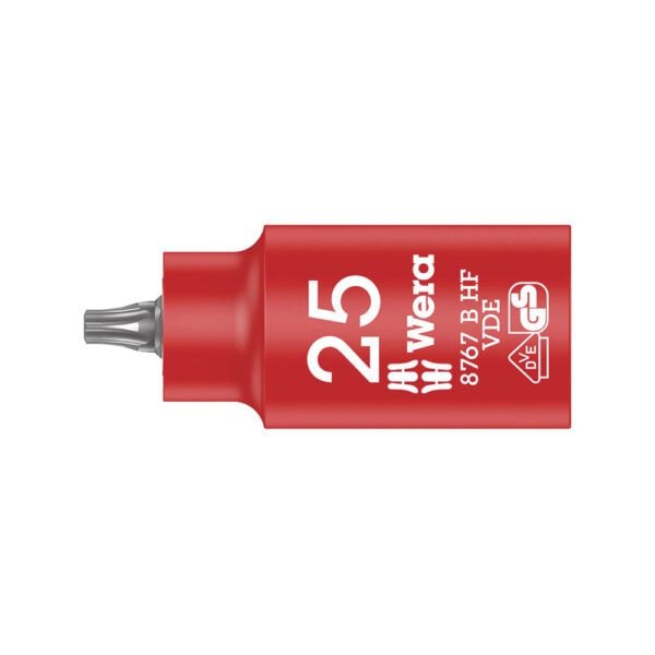 05004920001 Wera 8767 B VDE HF 3/8'' Dado Aislado Zyklop Torx Bit