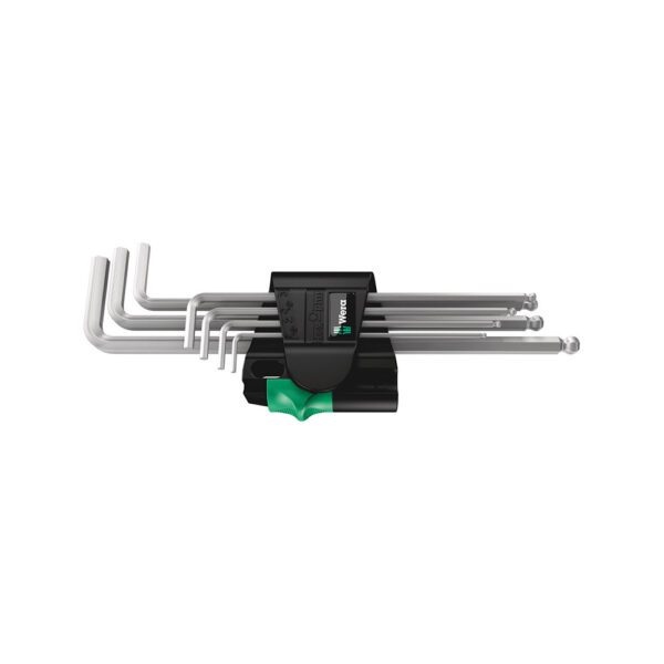 05022101001 Wera Juego de 7 Llaves Hexagonales Métricas Magnéticas Cromadas 950/7 Hex-Plus Magnet 1