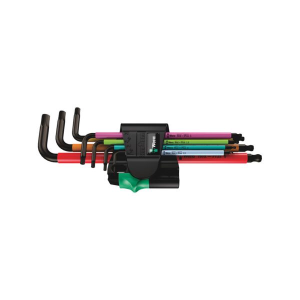 05022534001 Wera Juego de 7 Llaves Hexagonales Métricas Multicolor Magnéticas 950/7 Hex-Plus Magnet 1 BlackLaser
