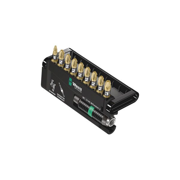 05347153001 Wera Juego de 10 piezas Pozidriv BiTorsion 2 Bit-Check