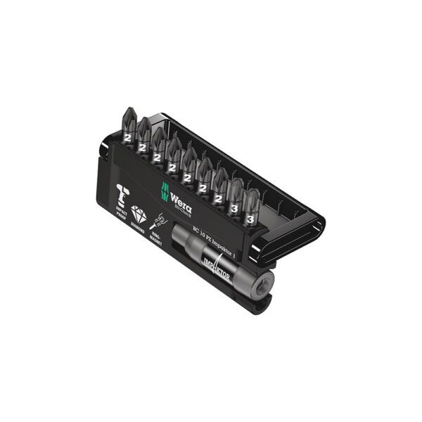 05057684001 Wera Juego de 10 piezas Pozidriv Impaktor 1 Bit-Check