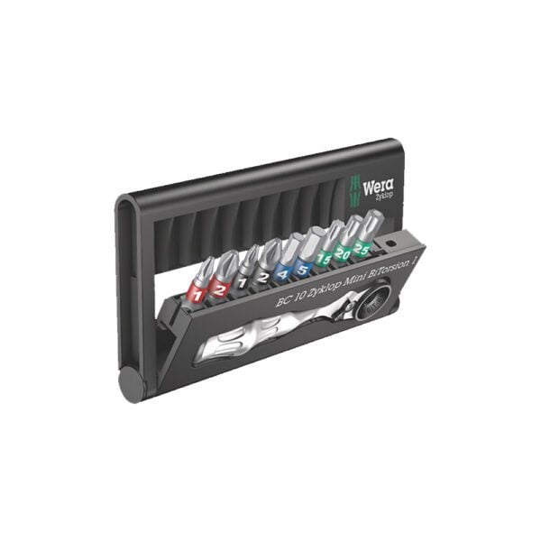 05057418001 Wera Juego de 10 Piezas Zyklop Mini BiTorsion 1 Bit-Check