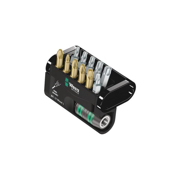 05057423001 Wera Juego de 12 Piezas Bit-Check Wood 1