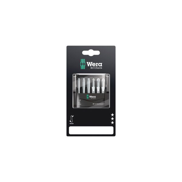 05073638001 Wera Juego de 6 piezas Universal 2 SB Bit-Check