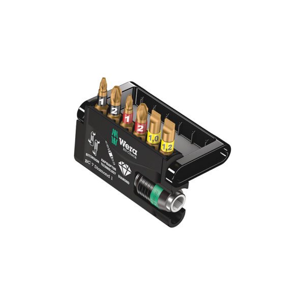 05057416001 Wera Juego de 7 piezas Diamond 1 Bit-Check